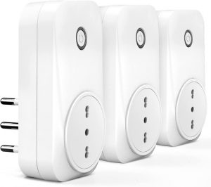 Ecost customer return meross Smart WiFi Plug Socket, Italian Smart Plug 16A (Type L), Power Monitor,