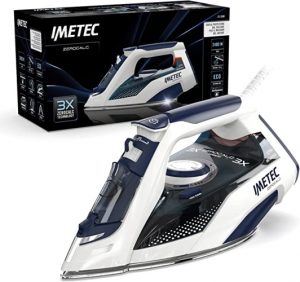 Ecost Customer Return Imetec Zerocalc Z3 3500 ferro da stiro, Tecnologia anticalcare, Piastra ino