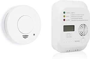 Ecost prekė po grąžinimo Smartwares FSE-19203 Smoke Co Detector Set, Weiß, 1 Piece