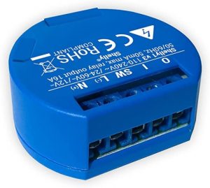 Ecost prekė po grąžinimo Shelly 1 - Switch Actuator 230 V 16 A - WIFI Relay Suitable for Smart Home,