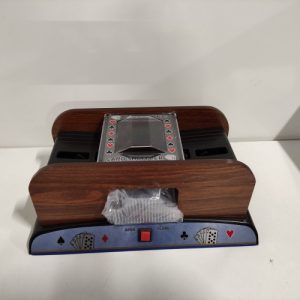 Ecost customer return Relaxdays 10021343 card shuffler wood