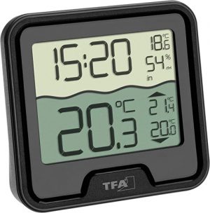 Ecost customer return TFA Dostmann Marbella Funk-Poolthermometer, 30.3066.01, schwimmend, digital, W