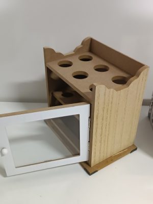 Ecost Customer Return, Vintage Home Wooden General Store Egg House Storage Container