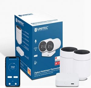 Ecost customer return Unitec 30945 Smart Radiator Thermostat Starter Set 2+1 with LCD Display, Compa