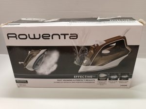 Ecost Customer Return, Rowenta Effective + DX1635 Steam iron Stainless Steel soleplate 2400 W Brown Ecost Customer Return, Rowenta Effective + DX1635 Steam iron Stainless Steel soleplate 2400 W Brown