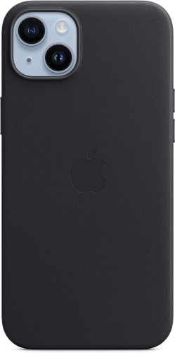Ecost Customer Return Apple iPhone 14 Plus Leather Case with Magsafe- midnight