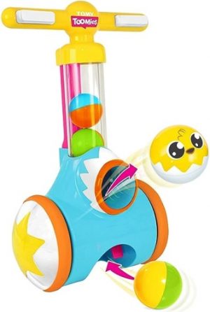 Ecost Customer Return Toomies Tomy PIC And Pop Push Along Baby Toy, Toddler Ball Popper with Ball La