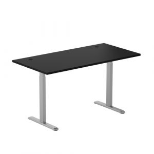 Adjustable Height Table Up Up Bjorn Gray, Table top L Black