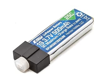 Ecost Customer Return 3.7V 500mAh 1S 25C LiPo Battery: PH 2.0 (High-Current Ultra Micro)