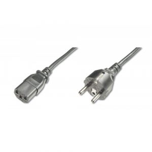 Digitus Power Cord, CEE 7/7 (Type-F) - C13 M/F, H05VVF3G 0.75qmm, 1.2 m, Black