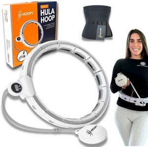 Ecost Customer Return 2in1 Smart Hula Hoop Fitness + Sweat Belt ?Smart Fitness Ho