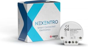 Ecost prekė po grąžinimo NEXENTRO Zigbee 57004000 Push Button Interface Double for Smart Home Retrof