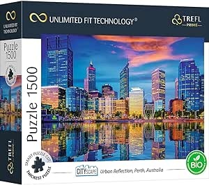 Ecost Customer Return Trefl 26190 1500 pieces, thick cardboard, bio, cityscape, skyscrapers