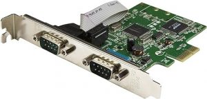 Ecost Customer Return StarTech.com Serial PCI Express card with 2 DB9 ports, UART 16C1050, RS
