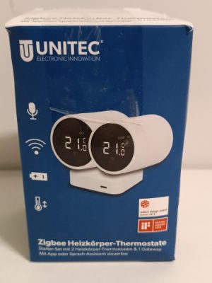 Ecost prekė po grąžinimo Unitec 30945 Smart Radiator Thermostat Starter Set 2+1 with LCD Display Ecost prekė po grąžinimo Unitec 30945 Smart Radiator Thermostat Starter Set 2+1 with LCD Display