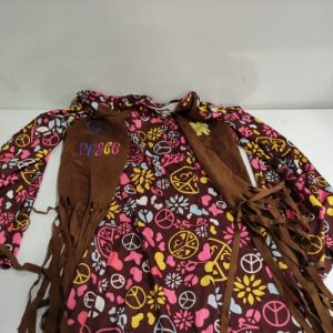 Ecost Customer Return Alaiyaky hippie costume for women, 70's hippie outfit, women's carnival Hallow