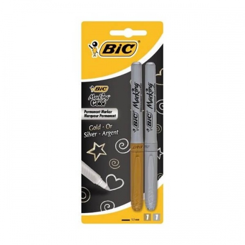 bic_permanent_marking_gold_silver_900340 bic_permanent_marking_gold_silver_900340
