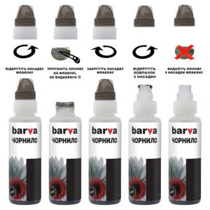 Compatible Barva Epson 101BK (C13T03V14A) (E101-558-1K) Ink Refill Bottle, Black