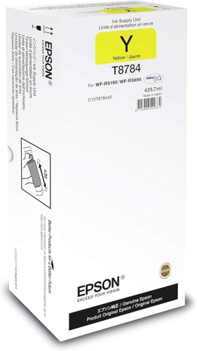 Ecost customer return EPSON Yellow Ink Supply Unit T8784 for WF-R5190/WF-R5690 (425,7ml)