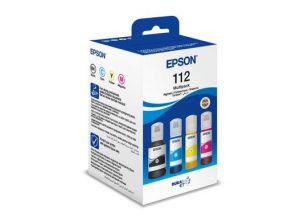 Epson 112 EcoTank (C13T06C64A) Ink Refill Bottles Multipack, C/M/Y/BK
