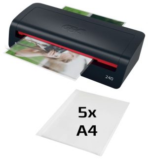 GBC 240 Home Office Laminator A4, 400 mm/min, Black/Red GBC 240 Home Office Laminator A4, 400 mm/min, Black/Red