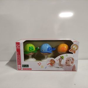 Ecost Customer Return Hape Suction Rattle Set: Three Water Animals with Teething Elements, Baby Educ