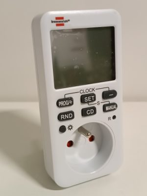 Ecost customer return Brennenstuhl 1506321 ComfortLine Weekly Timer White (Digital Programmable Sock Ecost customer return Brennenstuhl 1506321 ComfortLine Weekly Timer White (Digital Programmable Sock