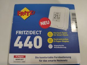 Ecost customer return AVM Fritz DECT 440 (Portable, Customisable Buttons for Operating Smart Home, C Ecost customer return AVM Fritz DECT 440 (Portable, Customisable Buttons for Operating Smart Home, C