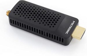 Ecost customer return Metronic 441625 Decoder TDT Dongle Stick DVB-T2 HEVC HDMI USB
