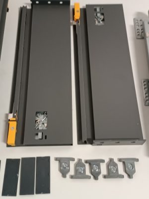 Ecost customer return Emuca 1 Set Drawer Grey Anthracite Ecost customer return Emuca 1 Set Drawer Grey Anthracite