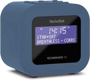 Ecost customer return TechniSat TECHNIRADIO 40, DAB+ Radio Alarm Clock, DAB, FM, Alarm Clock With Tw