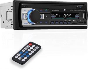 Ecost Customer Return NK Car Radio with Bluetooth 4.0 - 1 DIN - 4 x 40 W, AUX Function, MP3 Playe