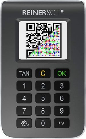 Ecost customer return Reiner SCT tanJack photo QR I Chip Tan Generator for Online Banking