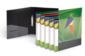 Binder Forpus, A4 / 30 mm, 2 rings, Ø 16 mm, plastic, black 0804-107