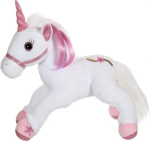 Ecost Customer Return Joy Toy ID55648 - 55648 Soft Unicorn Plush Toy Lica Bella with LED Light