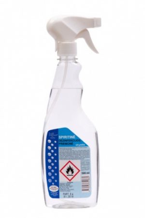 Spirit disinfectant for surfaces, with spray, 500ml