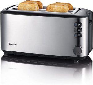 Ecost Customer Return Severin Automatic Law Slit toaster, toaster with bread roll, high-quality s