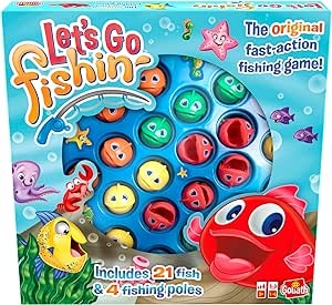 Ecost Customer Return Goliath 30816 Let’s Go Fishin' Original (ML), Multicolor, Fishing Game for Kid