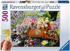 Ecost Customer Return Ravensburger Puzzle 13685 - Flower Arrangement - 500-piece puzzle for adults a