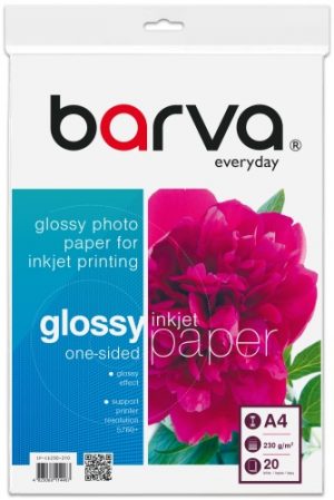Photo Paper Barva (IP-CE230-210) Everyday Glossy 230 g/m², A4, 20 sheets