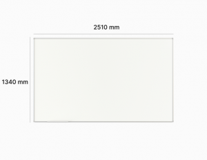 MAXISCREEN projectio and dry erase writingboard 2510 x 1340 mm TK-Team MAXISCREEN projectio and dry erase writingboard 2510 x 1340 mm TK-Team