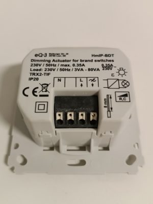 Ecost prekė po grąžinimo Homematic IP Smart Home dimmer actuator for branded switches Ecost prekė po grąžinimo Homematic IP Smart Home dimmer actuator for branded switches