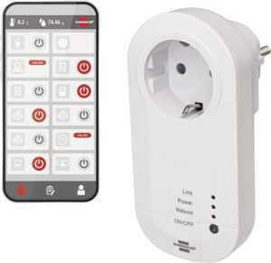 Ecost prekė po grąžinimo Brennenstuhl Connect WLAN Steckdose mit 433 MHz Sender WA 3600 LRF01 433 (W