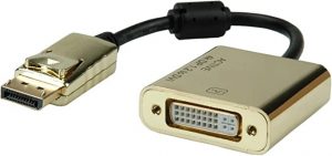 Ecost customer return ROLINE GOLD 4K DPDVI Adaptor Active v1.2 DP ST DVI BU, Retail Blis