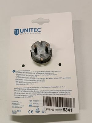 Ecost customer return Unitec startup limiter and inrush current limiter (250V ~ / 16A, intermediate Ecost customer return Unitec startup limiter and inrush current limiter (250V ~ / 16A, intermediate