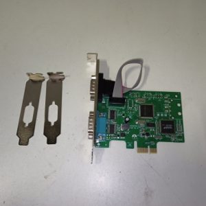 Ecost Customer Return StarTech.com Serial PCI Express card with 2 DB9 ports, UART 16C1050, RS