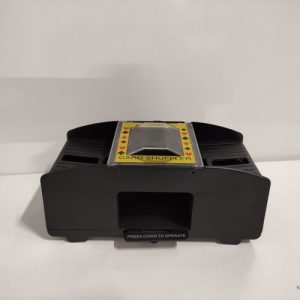 Ecost customer return Relaxdays 10020520 Black Card Shuffler, 2 Decks, 3 Years to 99 Years, Battery
