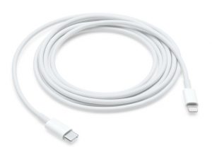 Apple USB-C Male to Lightning Male Cable 2m, White