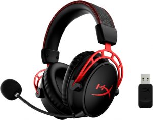 HyperX Cloud Alpha Wireless Gaming Headset, Black-Red HyperX Cloud Alpha Wireless Gaming Headset, Black-Red