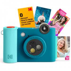 Kodak SMILE+ Instant Print Camera, 2x3'', Blue Kodak SMILE+ Instant Print Camera, 2x3'', Blue
